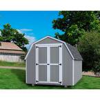 Value Gambrel 8 ft. x 10 ft. Wood Storage Building Precut Kit with 4 ft. Sidewalls