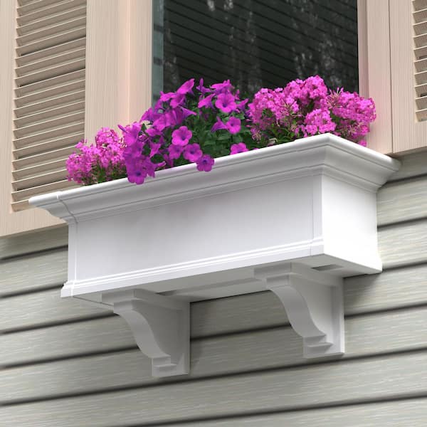 Yorkshire White Vinyl Decorative Corbel