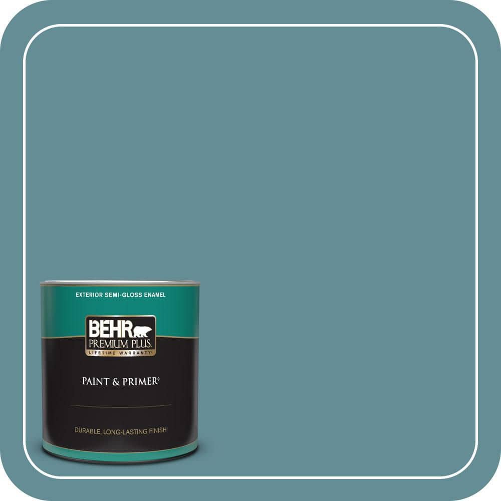 1 qt. #S450-5 Oarsman Blue Semi-Gloss Enamel Exterior Paint & Primer price history on PriceWatchPro