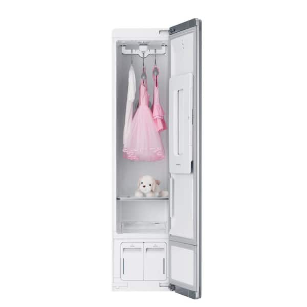 - The Closet in Moving and TrueSteam Styler S3WFBN with SMART Steam Depot Technology White Hangers Home LG