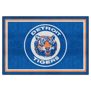 Detroit Tigers 5ft. x 8 ft. Plush Area Rug