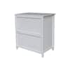 International Concepts Brooklyn White 3 Drawer 29.5 in. W Solid Wood Chest of Drawer BD08-8003