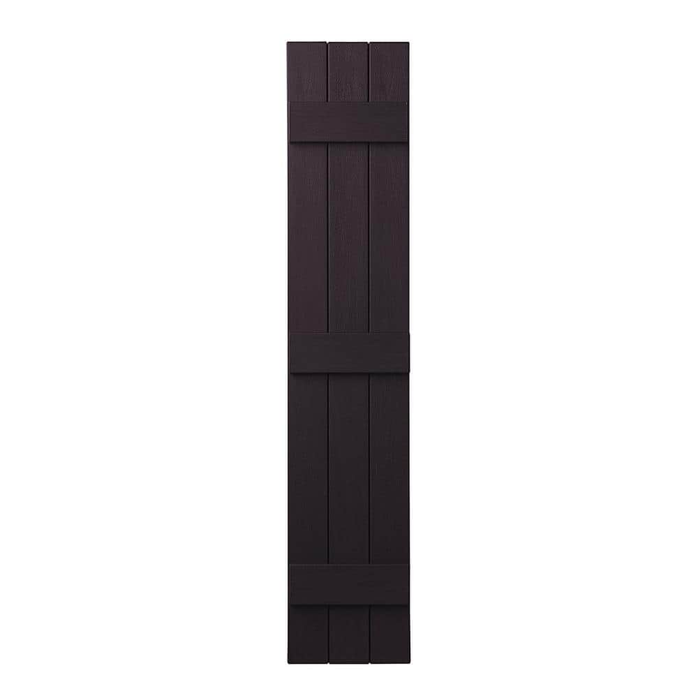 PlyGem Shutters and Accents Closed Board and Batten Shutter (Set of 2)