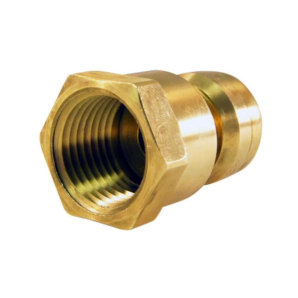 Tectite 1/4 in. (3/8 in. ) Brass Push-To-Connect x 1/2 in. Female Pipe  Thread Reducing Adapter FSBFA1412 - The Home Depot