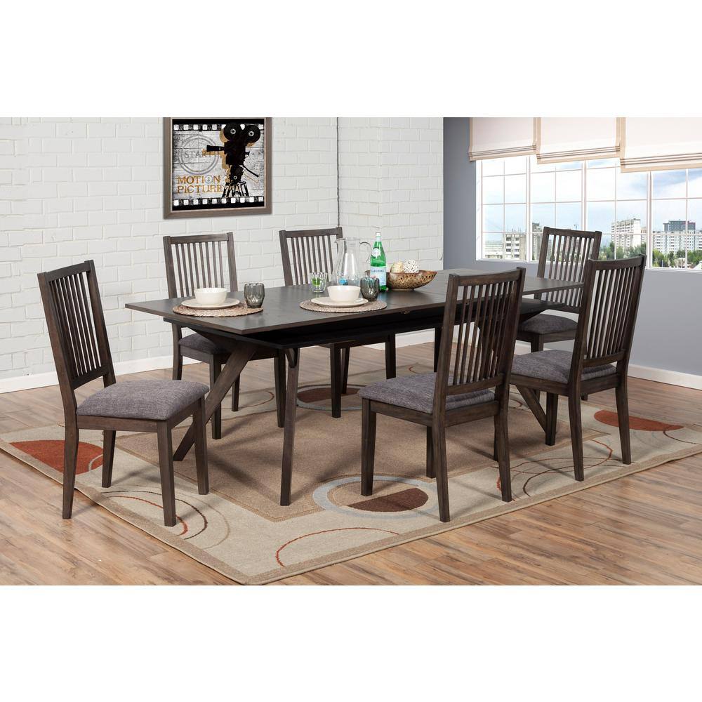 Lennox Extendable Rectangular Dining Table in Dark Tobacco