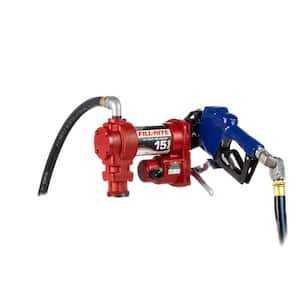 12-Volt 15 GPM 1/4 HP Fuel Transfer Pump (Arctic Package)