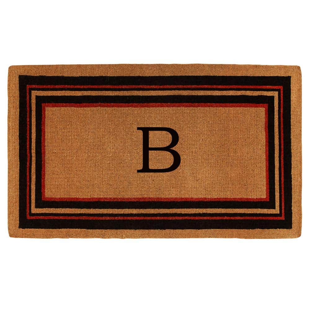 Esquire Extra-Thick 24 in. x 36 in. Monogram B Door Mat