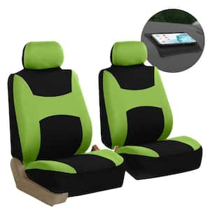 Light and Breezy Fabric 21 in. x 21 in. x 2 in. Front Set Seat Covers