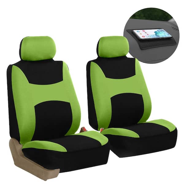 FH Group Light and Breezy Fabric 21 in. x 21 in. x 2 in. Front Set Seat Covers