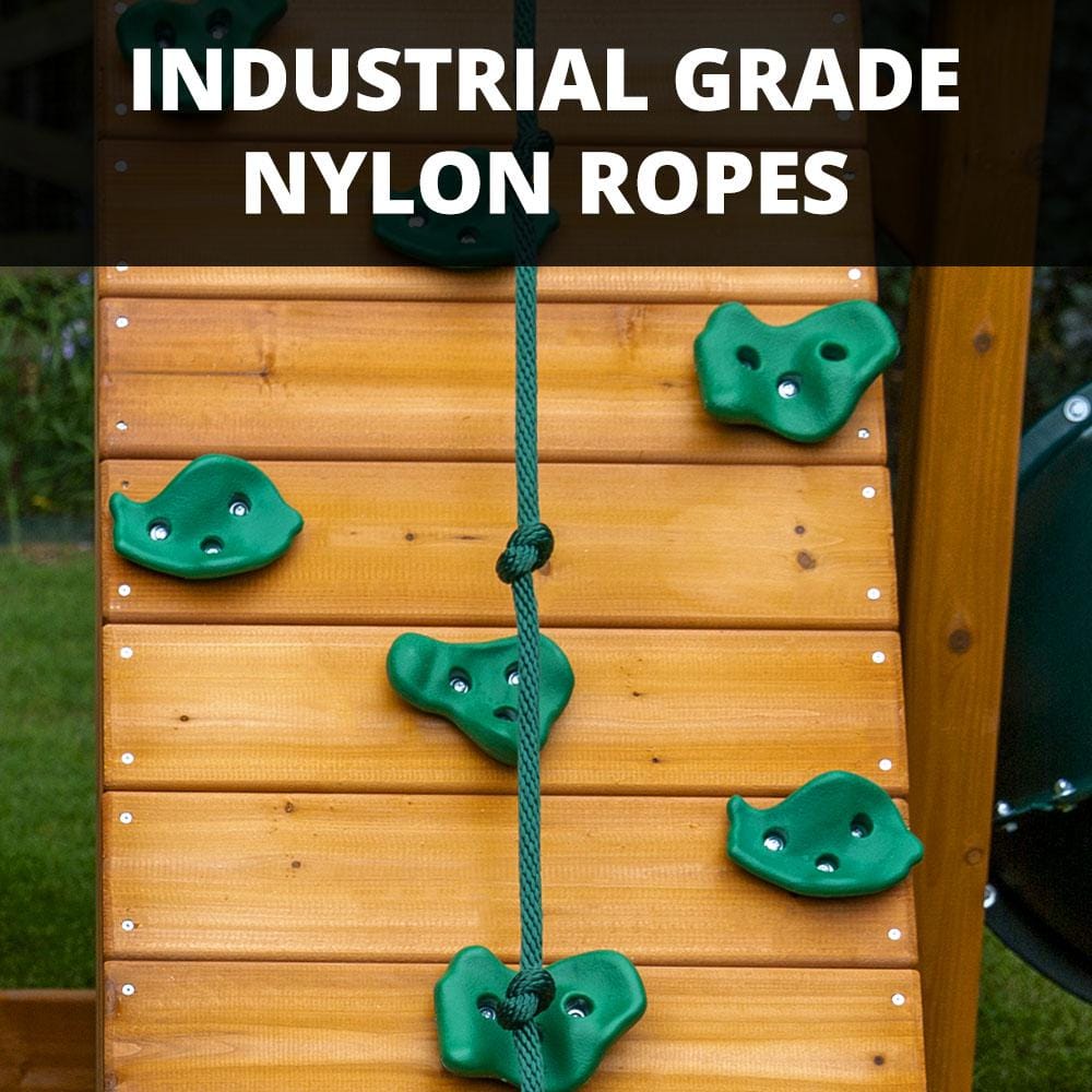Empire Cedar Swing Set with 3 Play Decks and Slides