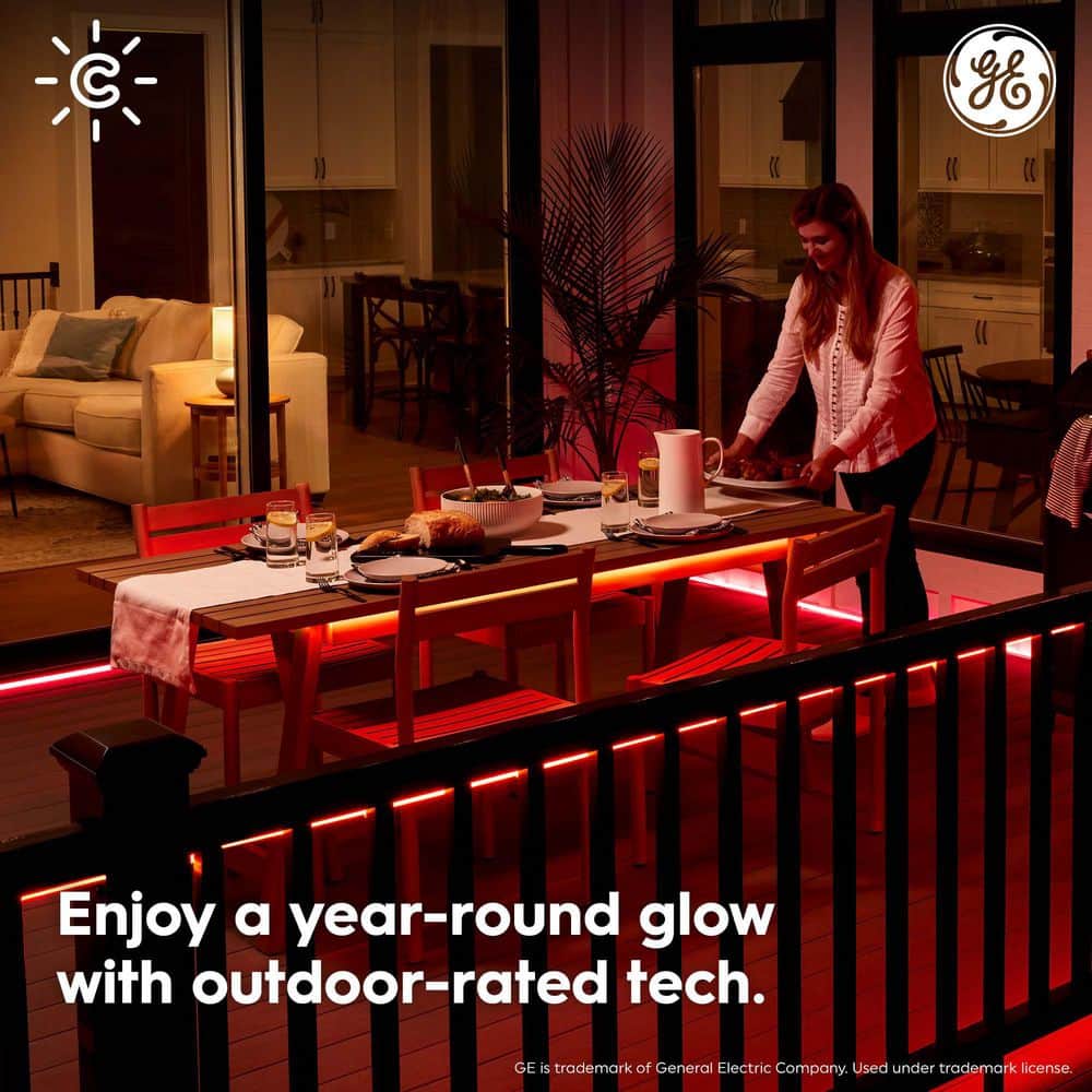 16 ft Multicolor Outdoor LED Smart Light Strip with Dynamic Effects