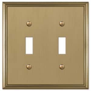 Bronze 2-Gang Toggle Wall Plate (1-Pack)