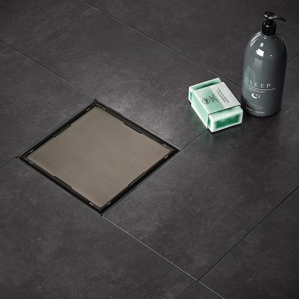 HEATGENE HB-D4VB Tile-In Shower Drain Finish: Venetian Bronze