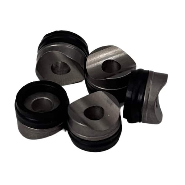 Tip Seat and Seal, Lrg Barrel, Comprssble, 5-Pack