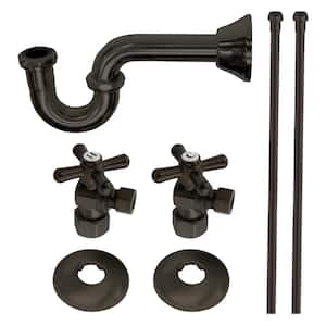Trimscape Traditional Plumbing Supply Kit Combo 1-1/4 in. Brass with P- Trap in Oil Rubbed Bronze