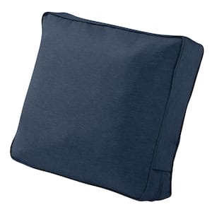Montlake 21 in. W x 20 in. H x 4 in. T Outdoor Lounge Chair/Loveseat Back Cushion in Heather Indigo