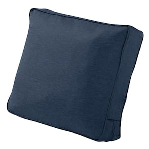 Montlake 25 in. W x 18 in. H x 4 in. T Outdoor Lounge Chair/Loveseat Back Cushion in Heather Indigo