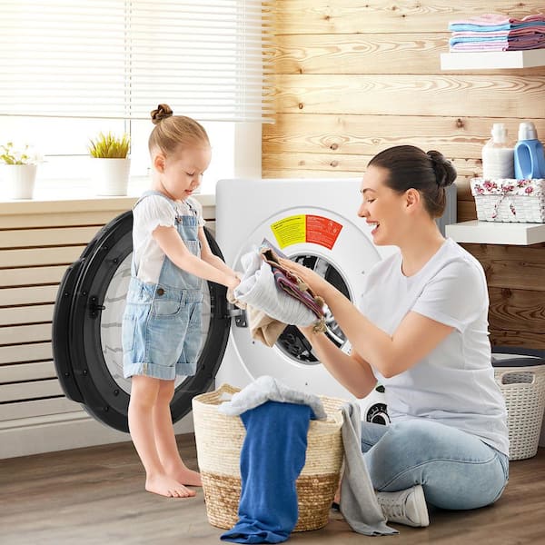 2.5 cu.ft. Vented Smart Electric Dryer Compact Laundry Dryer 13.2 LBS Clothes Dryer 5 Drying Programs