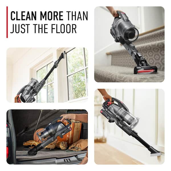 Turbo Sweeper Bagless Cordless Mesh Filter Stick Vacuum for Most Surfaces 50  in Black TBSW-MC4 - The Home Depot