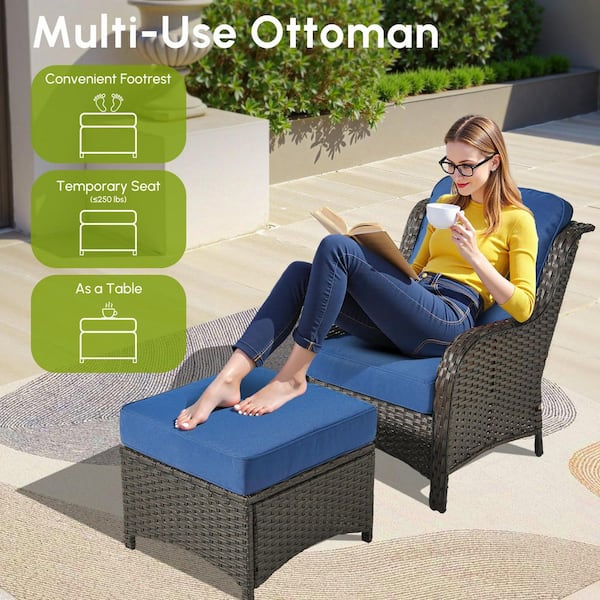 テーブル・チェア・ハンモック AUSSIE LEISURE TABLE SET HOOOWOOO Kelley's 8-Piece Wicker Modern Outdoor Patio