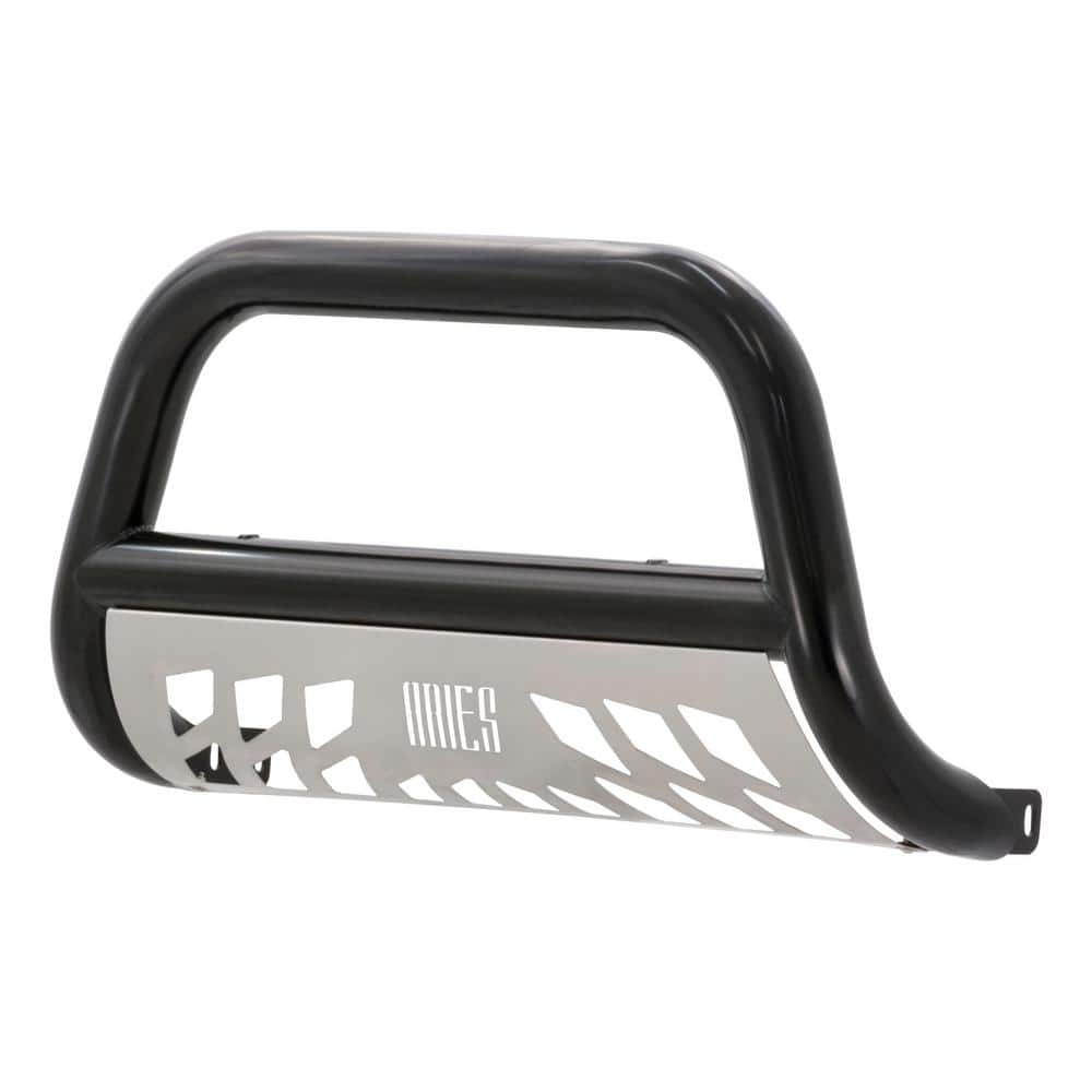 Aries 3-Inch Black Steel Bull Bar, No-Drill, Select Dodge, Ram 1500 B35 ...