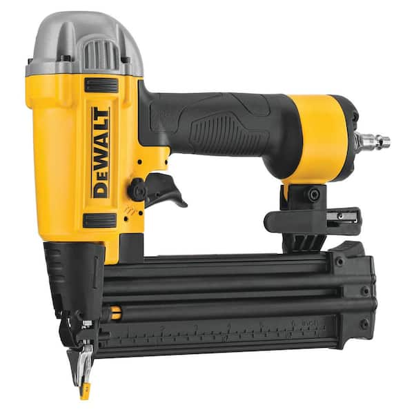 DEWALT 18 Gauge Pneumatic Brad Nailer with 2 in. x 18 Gauge Metal Brad Nails 2500 per Pack DWFP12233W200 2 The Home Depot