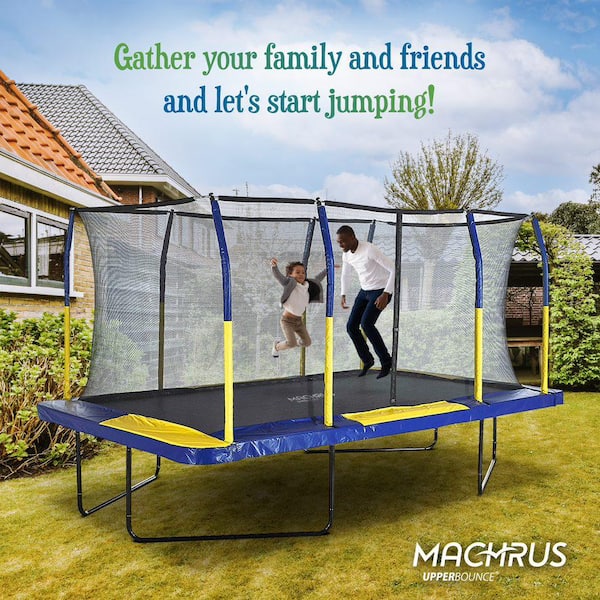 15ft x 10in Upper Bounce Safety Frame Pad UBPAD-S-15-G Green/Blue – Just  Trampolines