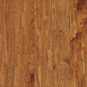 American Vintage Scraped Light Spice Oak 3/4 in. T x 5 in. W x Varying L Solid Hardwood Flooring (23.5 sqft / case)