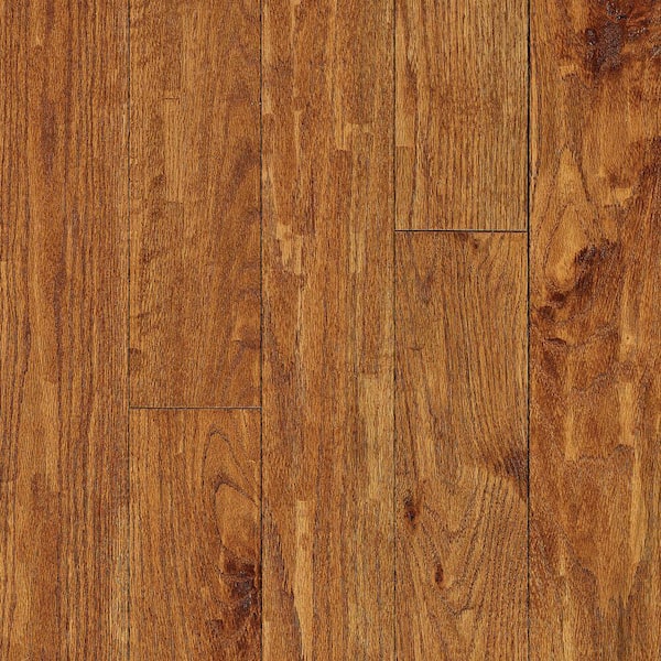 Bruce American Vintage Scraped Light Spice Oak 3/4 in. T x 5 in. W x Varying L Solid Hardwood Flooring (23.5 sqft / case)