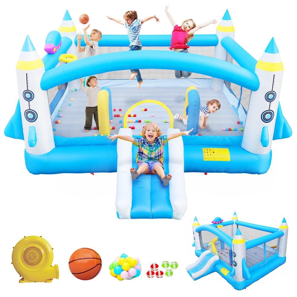 Sudzendf Multi-Functional Inflatable Bounce House with Blower