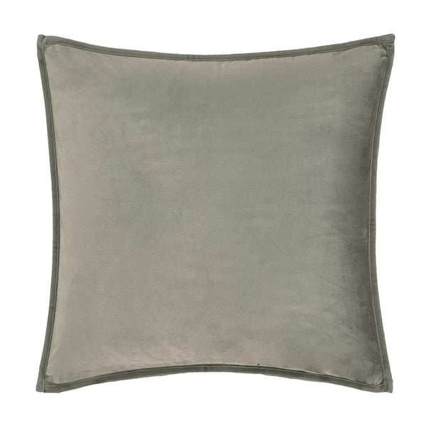 J QUEEN NEW YORK INC Toulhouse Charcoal Polyester 20 in. Square Decorative Throw Pillow Cover 20 x 20 in.