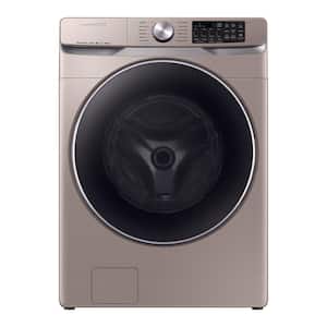 4.5 cu. ft. High-Efficiency Champagne Front Load Washing Machine with Steam and Super Speed