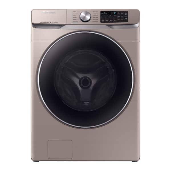 Samsung 4.5 cu. ft. High-Efficiency Champagne Front Load Washing Machine with Steam and Super Speed