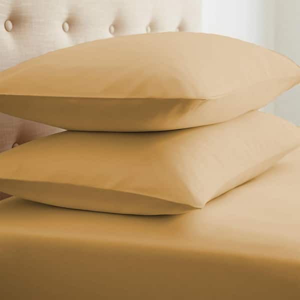 Becky Cameron Performance Gold Queen Pillowcases (Set of 2)