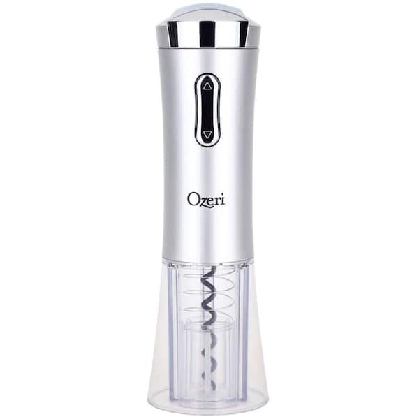 Unbranded Ozeri Nouveaux Electric Wine Opener with Removable Free Foil Cutter, in Silver
