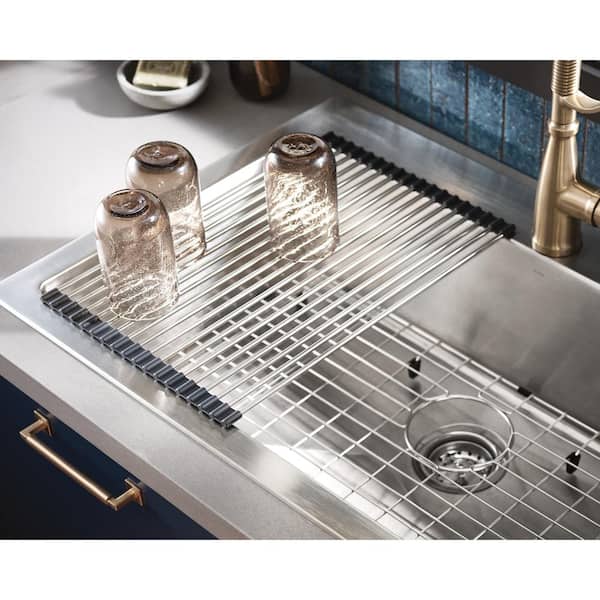 MOEN 1800 Series 33 in. Drop-in/Undermount Single Bowl 18-Gauge