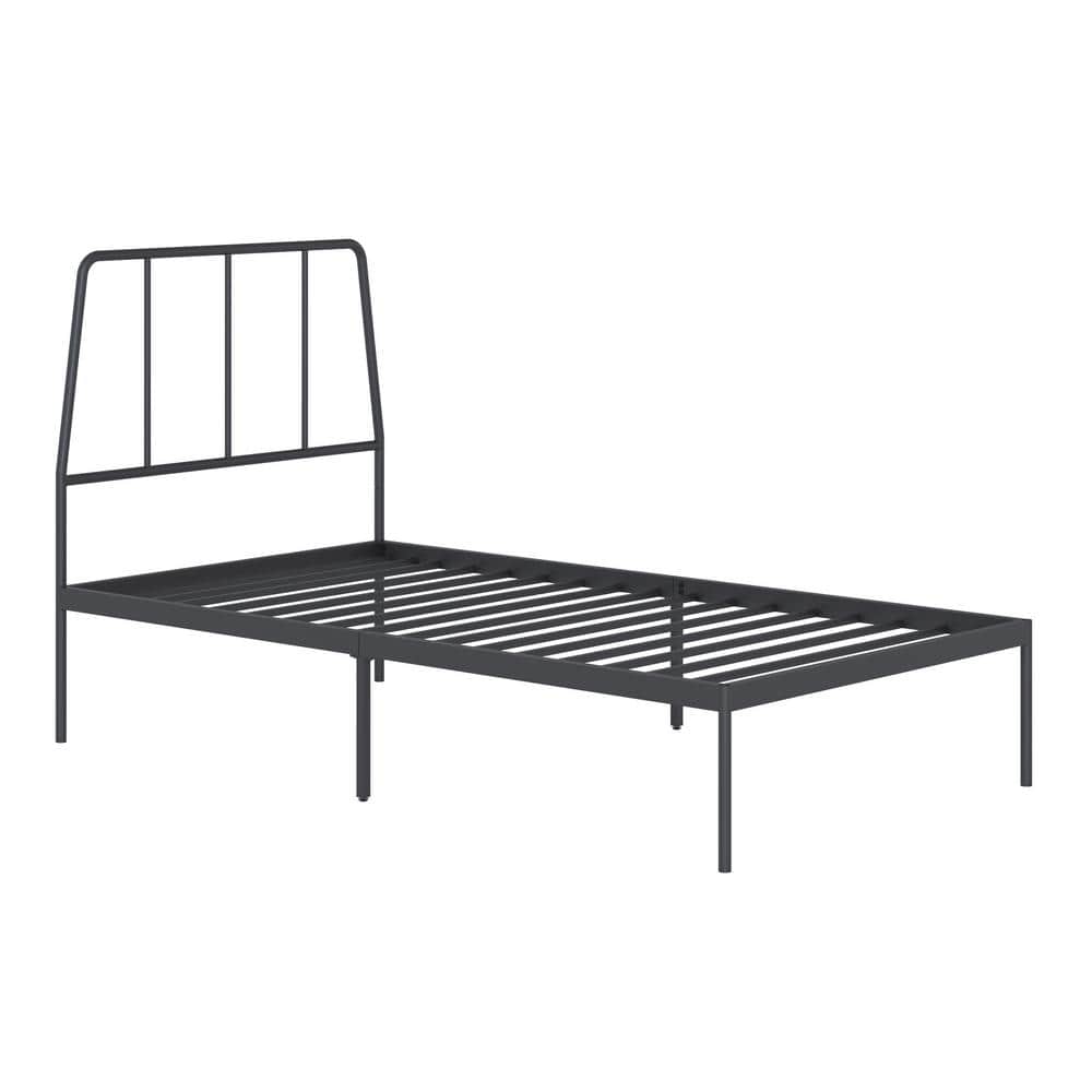 Sauder Twin Harvey Park Platform Bed Black