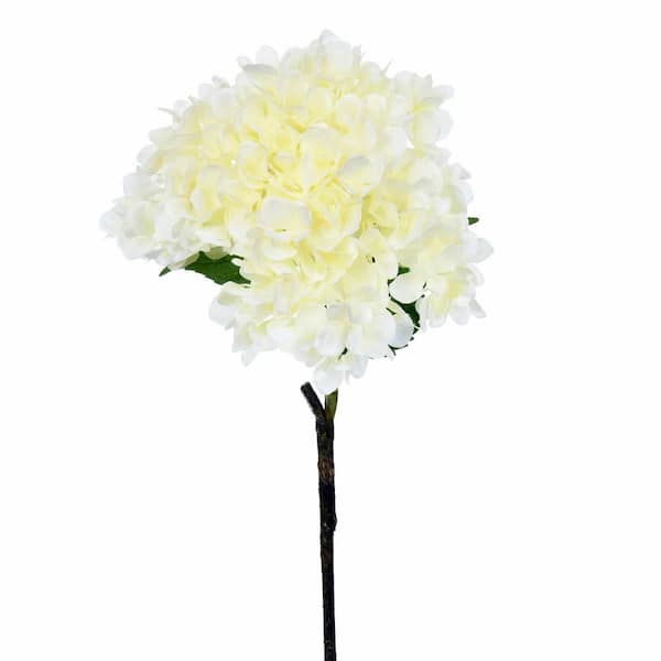 Vickerman 27 in. Artificial White Hydrangea Spray