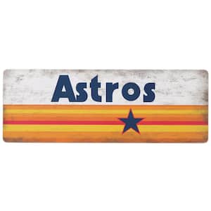 Houston Astros MDF Wood Wall Art
