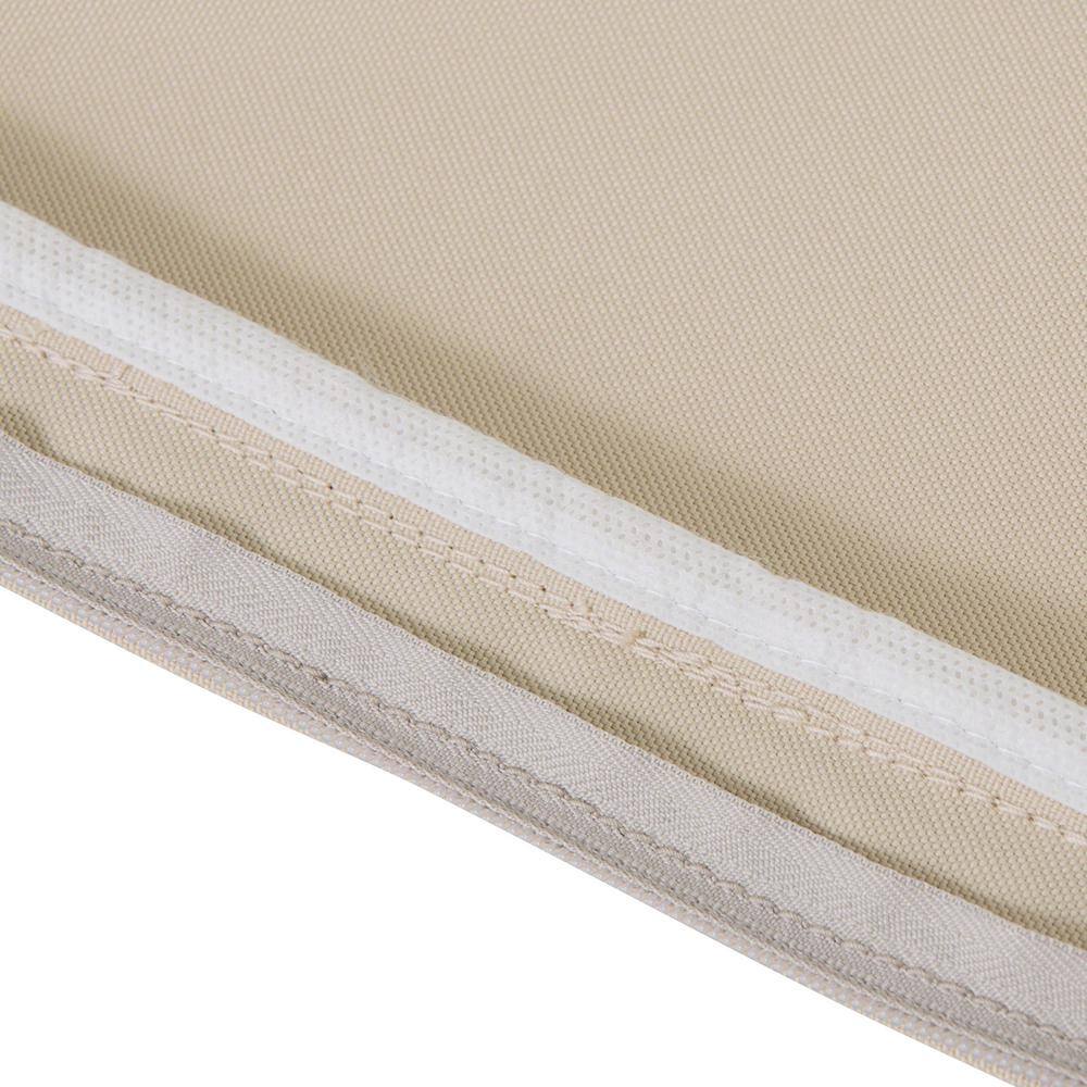 Antique Beige Water-Repellent Outdoor Chaise Lounge Cushion, 72 x 21