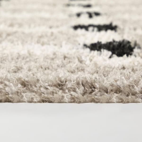 Stewart Taupe 5 ft. 3 in. x 7 ft. Trellis Area Rug