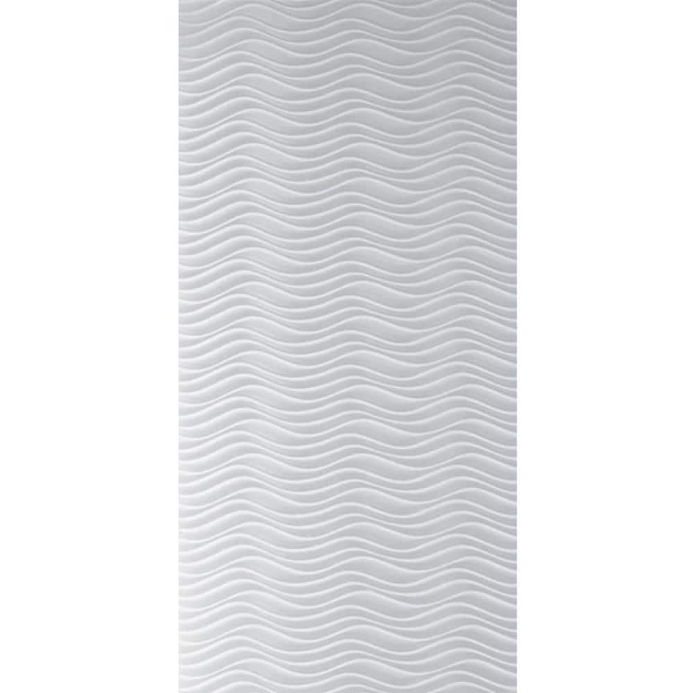 Wavation 1.89 ft. x 3.89 ft. Tiffany White PVC Ceiling Light Diffuser Panel (12/Pack), image size:1000x1000