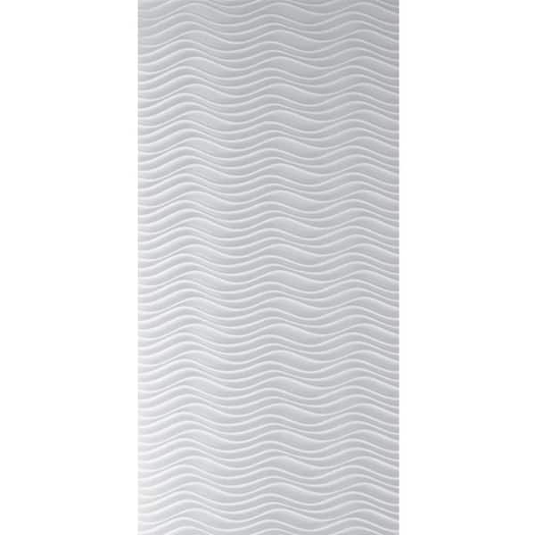 Wavation 1.89 ft. x 3.89 ft. Tiffany White PVC Ceiling Light Diffuser Panel (12/Pack)