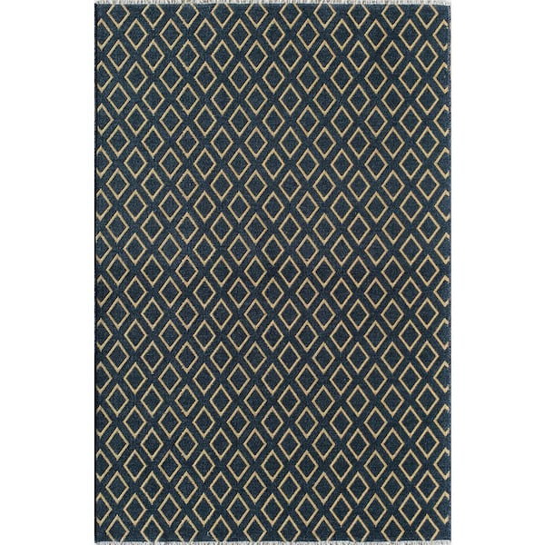 Rugs America Hadley Navy Gold Soverneignty 2'6"x8' Vintage Area Rug