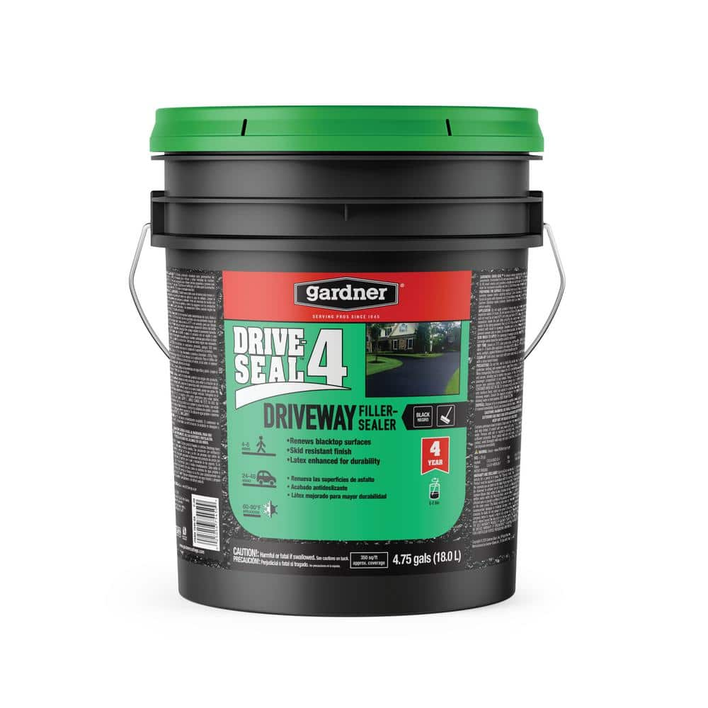 Gardner 4.75 gal. DriveSeal 4 Driveway Filler and Sealer 7545-GA-P ...