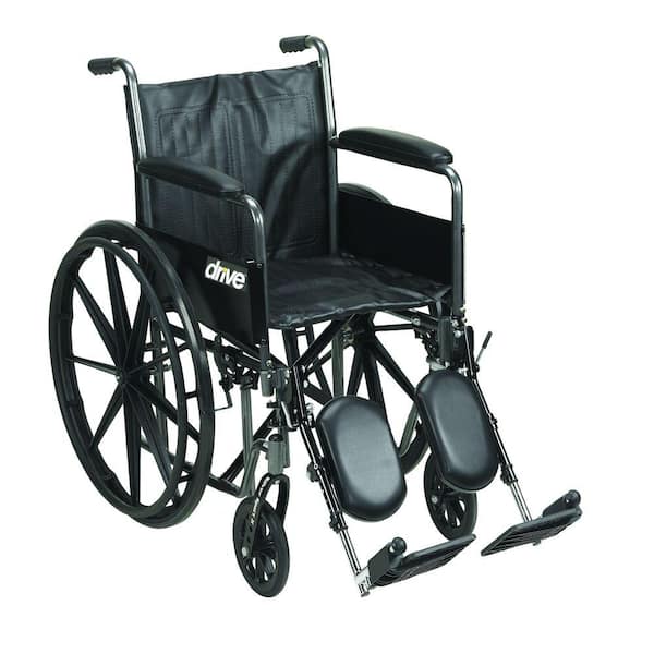 Drive Medical 16 in. x 18 in. Titanium Gel/Foam Wheelchair Cushion fpt-2 -  The Home Depot