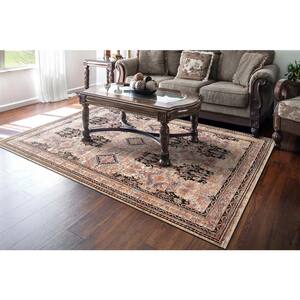 Sirus Multi-Colored 6 ft. 7 in. x 9 ft. 6 in. Oriental Area Rug