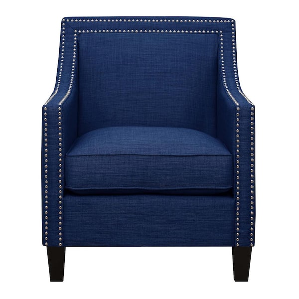 Emery Blue Arm Chair Uer080100ca The, Blue Arm Chair