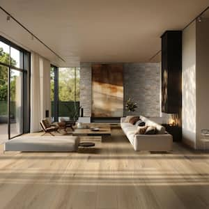 XL Tualatin Blonde 0.47 in. T x 7.5 in. W x 75 in. L Tongue and Groove Engineered Hardwood Flooring (34.97 sq. ft./Case)