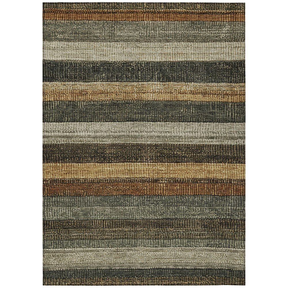 Chantille Machine Washable Indoor/Outdoor Abstract ACN1865 Khaki 8 ft. x 10 ft. Accent Rug price history on PriceWatchPro